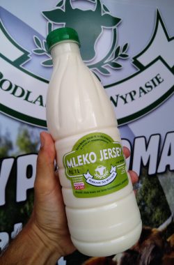 Mleko krowie Jersey A2 świeże 1L