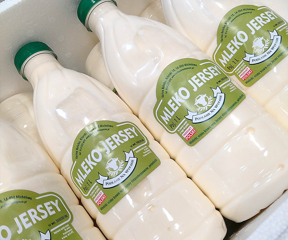 Mleko krowie Jersey A2 świeże 1L - obrazek 3