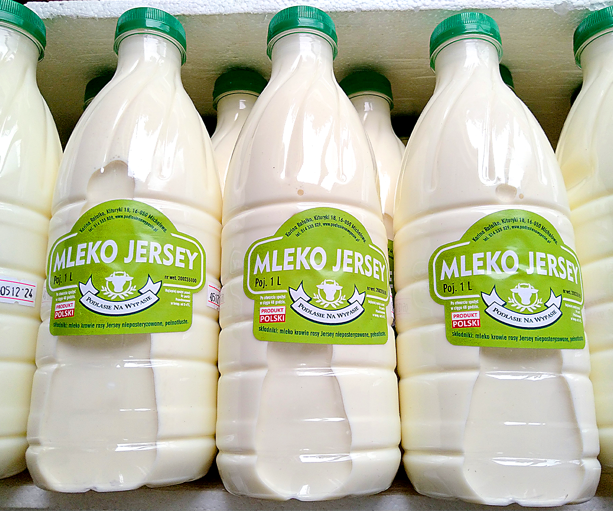 Mleko krowie Jersey A2 świeże 1L - obrazek 4