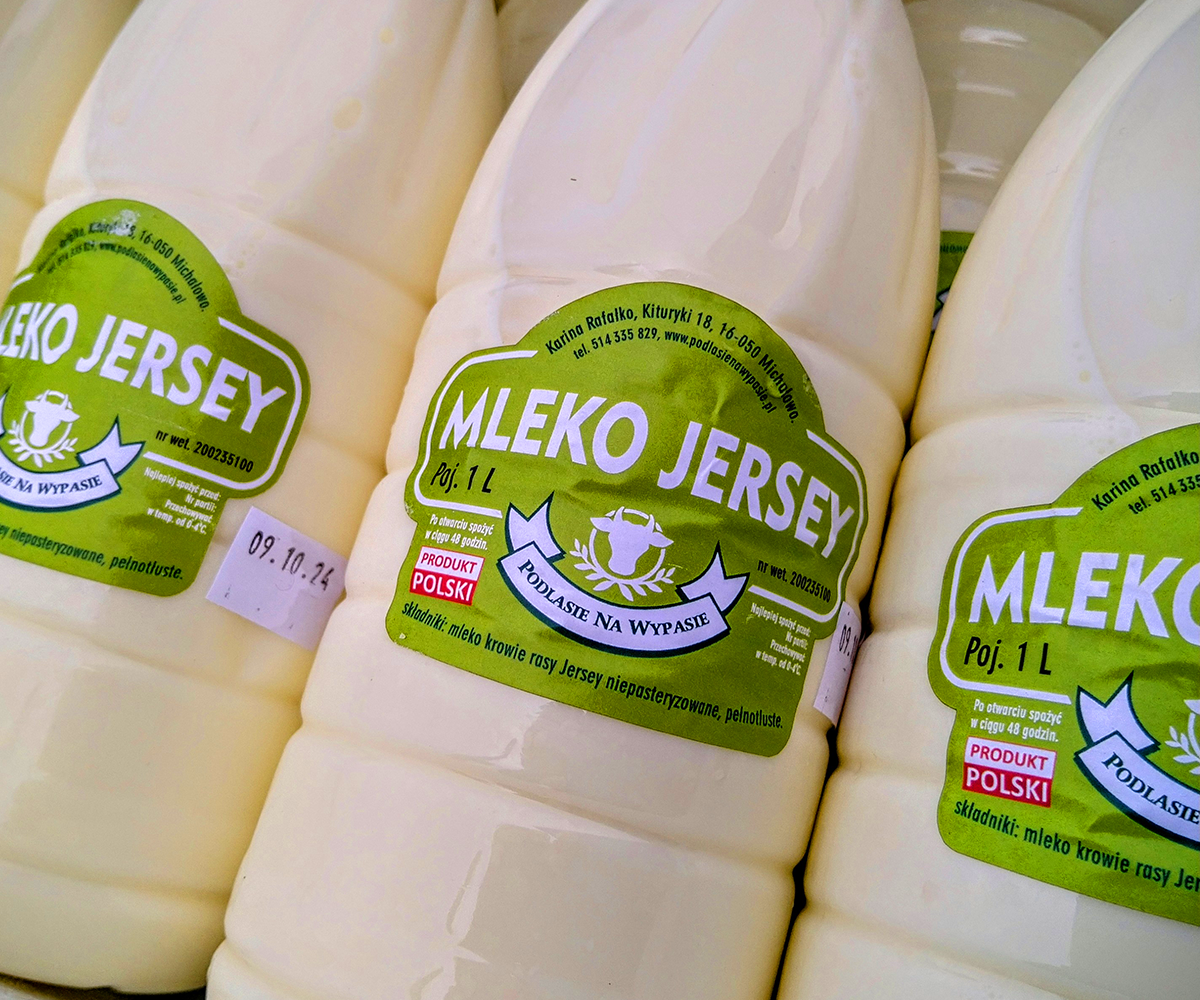 Mleko krowie Jersey A2 świeże 1L - obrazek 5
