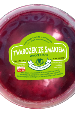 Twarożek Jersey ze smakiem - owoce leśne 270 g