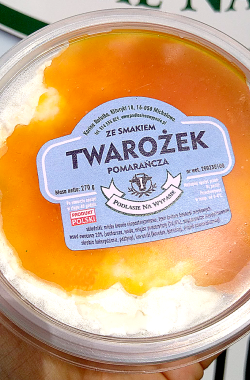 Twarożek ze smakiem - pomarańcza 270 g