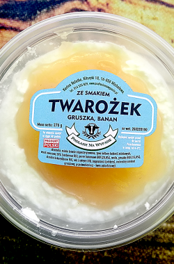 Twarożek ze smakiem - gruszka, banan 270 g