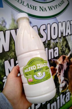 Mleko krowie Jersey zsiadłe 1L