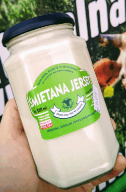 Śmietana Jersey w słoiku 380 ml